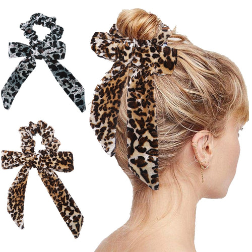 Leopard Women Elastic Hair Bands