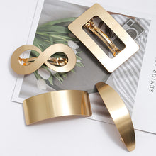 Load image into Gallery viewer, Metal Geometry Hair Accessories